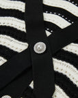 EP YAYING Hollow Striped Knitwear