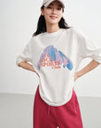 EP YAYING Long-Staple Cotton Sweatshirt EGKAC5309AW