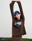 EP YAYING Long-Staple Cotton Sweatshirt EGKAC5309AK