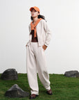 EP YAYING Contrast Double-Faced Wool Coat EGKIA1309AM