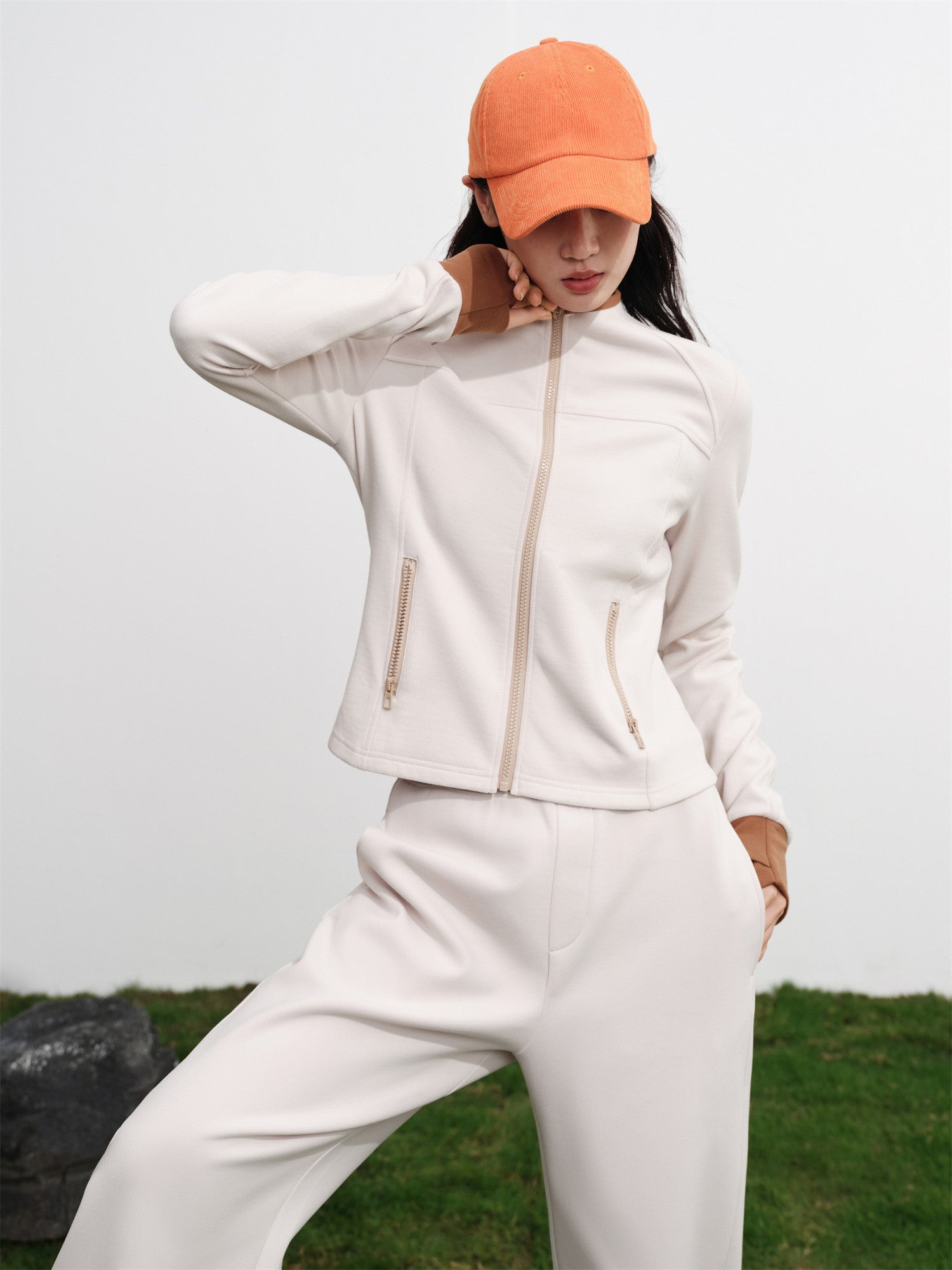 EP YAYING Contrast Double-Faced Wool Coat EGKIA1309AM