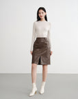 EP YAYING Wool Knit Top Sweater