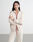 EP YAYING Mulberry Silk Knit Jacket EGKIS9123AW