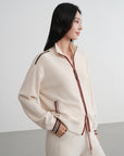 EP YAYING Mulberry Silk Knit Jacket EGKIS9123AW
