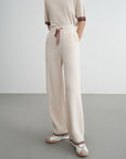 EP YAYING Mulberry Silk Knit Pants EGKIS9607AW