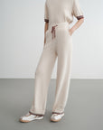 EP YAYING Mulberry Silk Knit Pants EGKIS9607AW