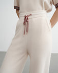 EP YAYING Mulberry Silk Knit Pants EGKIS9607AW