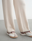 EP YAYING Mulberry Silk Knit Pants EGKIS9607AW