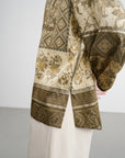 EP YAYING Mulberry Silk Printed Shirt EGKAS2307AG