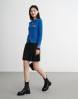 EP YAYING Wool Knit Zip-Up Sweater EGKIG9153AB