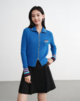 EP YAYING Wool Knit Zip-Up Sweater EGKIG9153AB