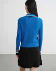 EP YAYING Wool Knit Zip-Up Sweater EGKIG9153AB