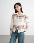 EP YAYING Wool-Cashmere Knit Cardigan EGKAG9152AW