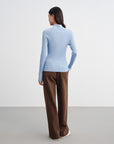 EP YAYING Jacquard Wool Sweater