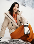 EP YAYING Waist-Cinched Lightweight Goose Down Coat EGKIAY108AE