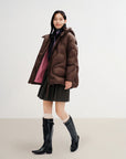 EP YAYING Lightweight Puffy Down Jacket
