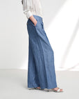 EP YAYING Linen Straight Leg Pants