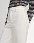 EP YAYING High-Waisted Straight-Leg Shorts
