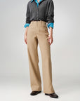 EP YAYING High-Waist Relaxed Straight-Leg Jeans