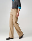 EP YAYING High-Waist Relaxed Straight-Leg Jeans