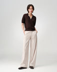 EP YAYING Scimitar-Cut Trousers