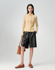 EP YAYING Leather Shorts