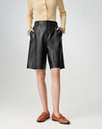 EP YAYING Leather Shorts