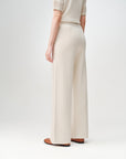 EP YAYING Short-Sleeve Round-Neck Cashmere Knit Top