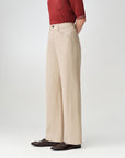 EP YAYING Cotton-Stretch Relaxed Straight-Leg Pants