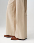 EP YAYING Long-Staple Cotton High-Waist Wide-Leg Jeans