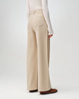 EP YAYING Long-Staple Cotton High-Waist Wide-Leg Jeans