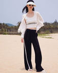 EP YAYING Wide-Leg Straight Pants