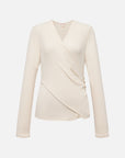 EP YAYING V-Neck Slim-Fit Slimming Top