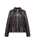 EP YAYING Vintage Sleek Leather Jacket