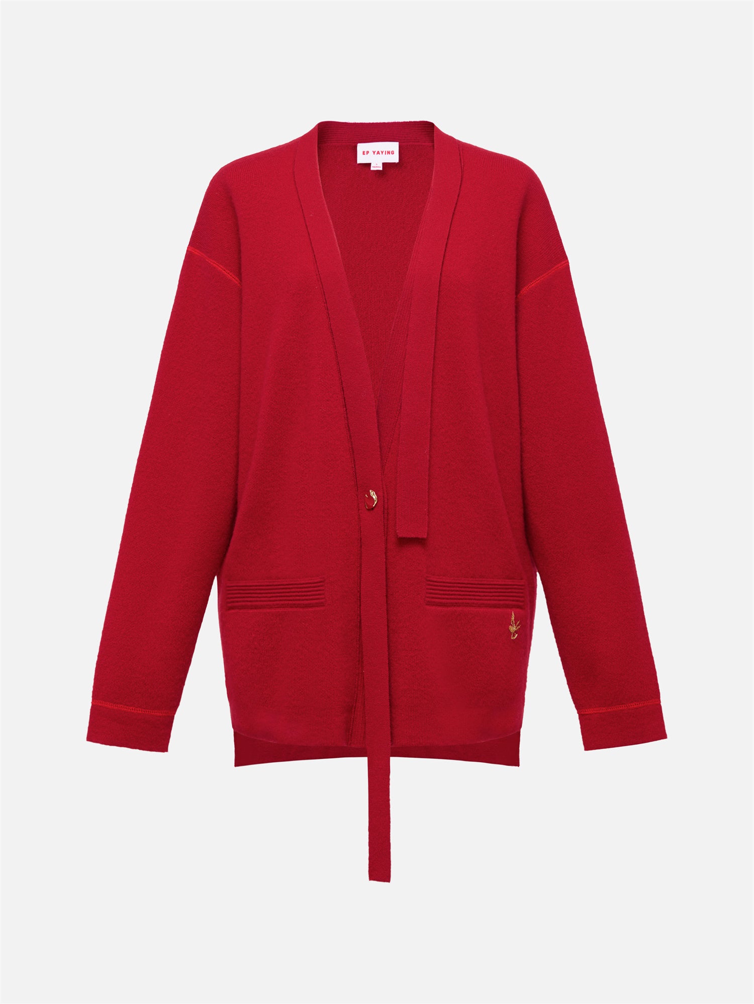 EP YAYING red wool cashmere sweater EGKPG9111AR