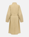 EP YAYING Stand Collar Belted Trench Coat EGKPA7302AE