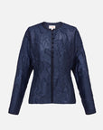EP YAYING Chines Style Waist-Cinching Round Neck Jacket