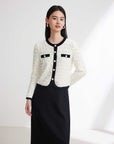 EP YAYING Parisian-style Cut-out Knit