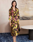YAYING Silk Floral Dress