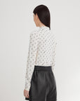EP YAYING Wool Jacquard Sweater