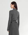 EP YAYING Pure Wool Solid Color Knit Sweater