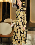 YAYING Printed Mulberry Silk Dress