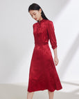 EP YAYING Silk Dress