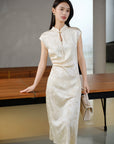 EP YAYING Traditional Style Silk Dress