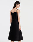 EP YAYING Black Strappy Dress