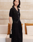 YAYING Acetic Acid Jacquard Knitwear