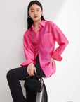 EP YAYING Loose Straight Large Version Shirt