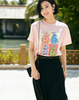 YAYING Pink Triacetate T-shirt