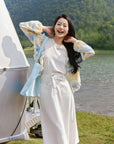 EP YAYING A-line Denim Skirt