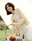 EP YAYING Fragrant Breeze Knit Sweater